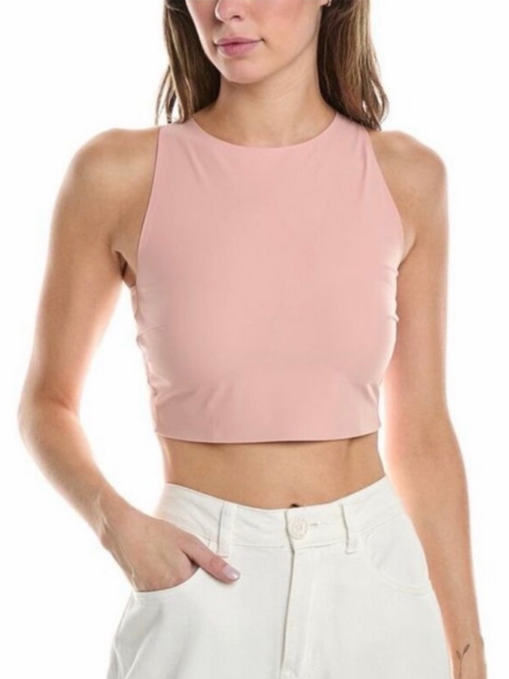 Wolford Bonded Crop Top Cherry Blossom Color Size Medium NWT